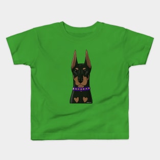 Handsome Doberman Kids T-Shirt